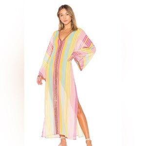 Majorelle Getaway Caftan Mini in Sherbert Cover Up